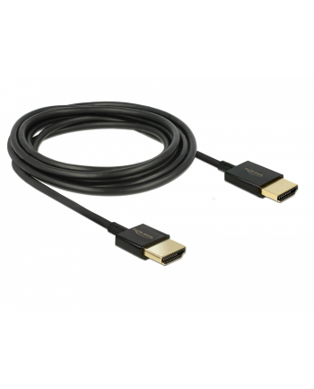Kabel HDMI Delock HDMI-HDMI High Speed Ethernet 4K 3D 0.255m