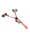 PLATINET sluchátka Zipper Wired Handsfree, 3,5mm jack, czerwony - nr 2