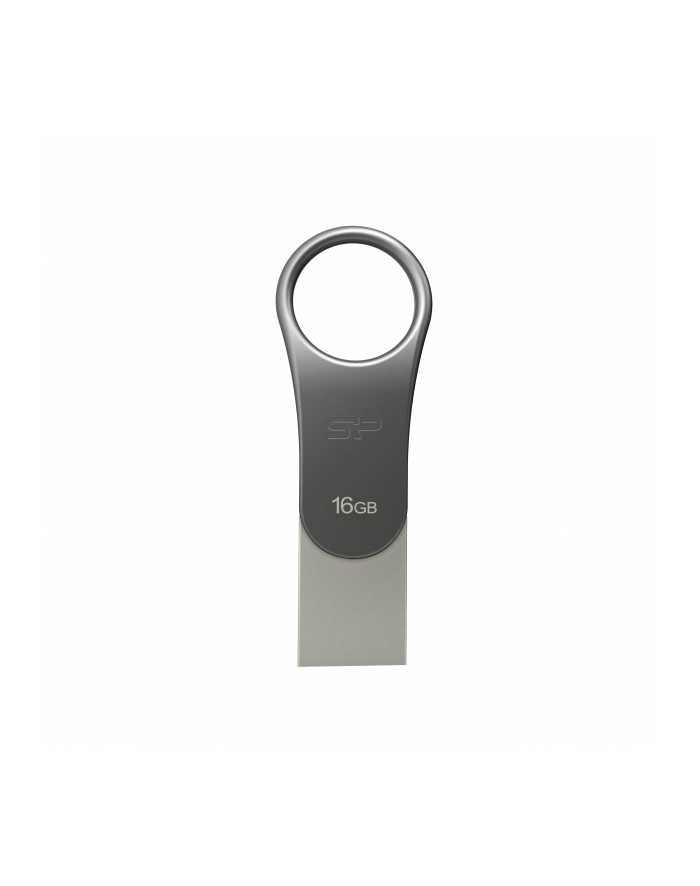 Pendrive Silicon Power C80 16GB USB 3.0 / USB-C + Type C Metal główny