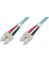 DIGITUS Professional Patchcord światłowodowy DIGITUS SC/SC duplex MM 50/125 OM3 1m - nr 11