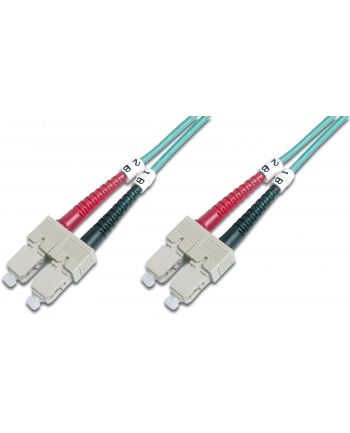 DIGITUS Professional Patchcord światłowodowy DIGITUS SC/SC duplex MM 50/125 OM3 2m