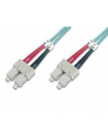 DIGITUS Professional Patchcord światłowodowy DIGITUS SC/SC duplex MM 50/125 OM3 2m - nr 5