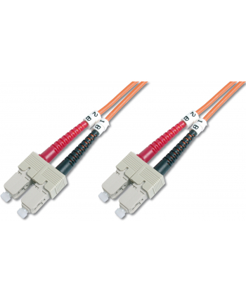 DIGITUS Professional Patchcord światłowodowy DIGITUS SC/SC duplex MM 50/125 OM3 3m