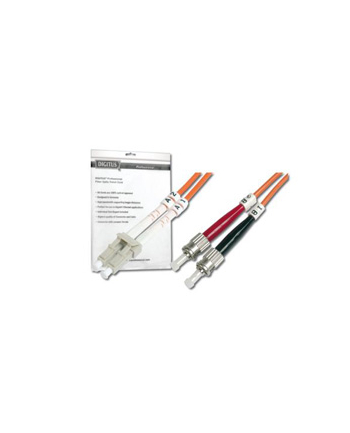 DIGITUS Professional Patchcord światłowodowy DIGITUS LC/ST duplex MM 50/125 OM2 10m