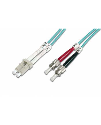 DIGITUS Professional Patchcord światłowodowy DIGITUS LC/ST duplex MM 50/125 OM2 10m