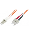 DIGITUS Professional Patchcord światłowodowy DIGITUS LC/SC duplex MM 50/125 OM3 1m - nr 7