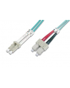 DIGITUS Professional Patchcord światłowodowy DIGITUS LC/SC duplex MM 50/125 OM3 1m - nr 10