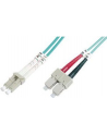 DIGITUS Professional Patchcord światłowodowy DIGITUS LC/SC duplex MM 50/125 OM3 1m - nr 18