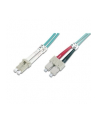 DIGITUS Professional Patchcord światłowodowy DIGITUS LC/SC duplex MM 50/125 OM3 1m - nr 11