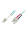 DIGITUS Professional Patchcord światłowodowy DIGITUS LC/SC duplex MM 50/125 OM3 2m - nr 18