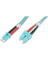DIGITUS Professional Patchcord światłowodowy DIGITUS LC/SC duplex MM 50/125 OM3 5m - nr 24