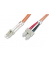 DIGITUS Professional Patchcord światłowodowy DIGITUS LC/SC duplex MM 50/125 OM2 5m - nr 11