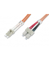 DIGITUS Professional Patchcord światłowodowy DIGITUS LC/SC duplex MM 50/125 OM2 5m - nr 2