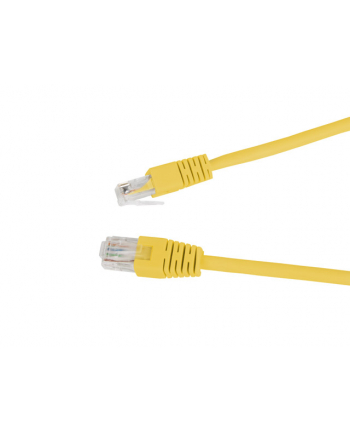 Patch cord UTP kat. 6 0,5 m żółty Gembird