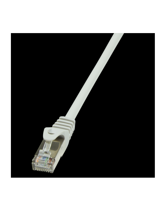 Patchcord LogiLink CP1092D CAT5e SF/UTP 10m, szary główny