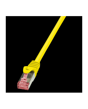 Patchcord LogiLink CQ2017S CAT.6 S/FTP 0,25m, żółty