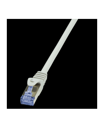 Patchcord LogiLink CQ3012S Cat.6A S/FTP 0,25m szary