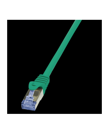 Patchcord LogiLink CQ3015S Cat.6A S/FTP 0,25m zielony