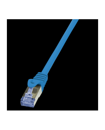 Patchcord LogiLink CQ3016S Cat.6A S/FTP 0,25m niebieski