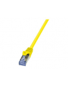 Patchcord LogiLink CQ3017S Cat.6A S/FTP 0,25m żółty - nr 10