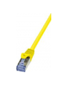Patchcord LogiLink CQ3017S Cat.6A S/FTP 0,25m żółty - nr 12