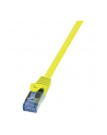 Patchcord LogiLink CQ3017S Cat.6A S/FTP 0,25m żółty - nr 4