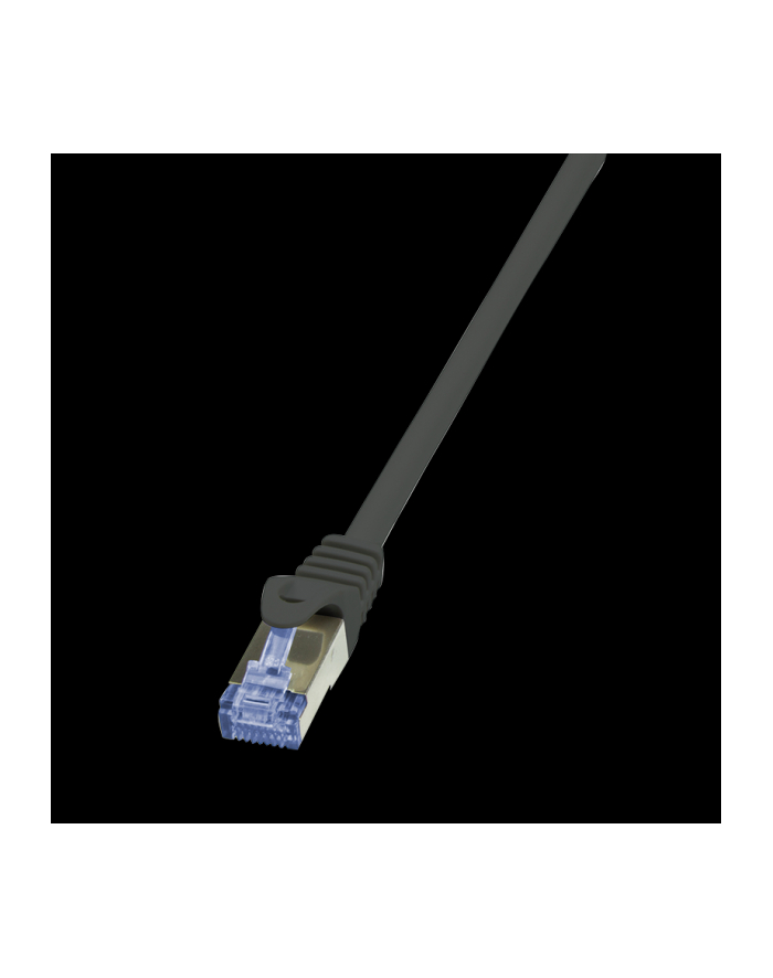 Patchcord LogiLink CQ4063S Cat.6A/7 600 MHz S/FTP PIMF 3,00m czarny główny