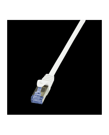 Patchcord LogiLink CQ4101S Cat.6A/7 600 MHz S/FTP PIMF 15,0m biały