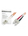 DIGITUS Professional Patchcord światłowodowy DIGITUS LC/SC duplex MM 50/125 OM3 5m - nr 19