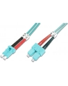 DIGITUS Professional Patchcord światłowodowy DIGITUS LC/SC duplex MM 50/125 OM3 5m - nr 20
