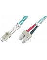 DIGITUS Professional Patchcord światłowodowy DIGITUS LC/SC duplex MM 50/125 OM3 5m - nr 24