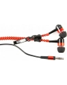 PLATINET sluchátka Zipper Wired Handsfree, 3,5mm jack, czerwony - nr 1
