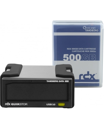 Tandberg Data RDX 0,5 TB USB3+ KIT extern black