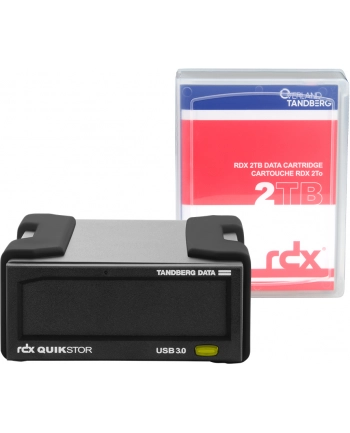 Tandberg Data RDX 2 TB USB3+ KIT extern black
