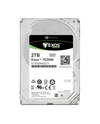 SEAGATE Enterprise Capacity 2TB HDD 5xxNative 7200rpm 128MB chache 2,5inch SAS 12Gb/s BLK