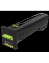 Kaseta z tonerem Lexmark yellow | 22 000 str | corporate | CS820de - nr 12