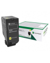 Toner Lexmark 73B20Y yellow | zwrotny | 15 000 str | CS827de / CX827de - nr 20