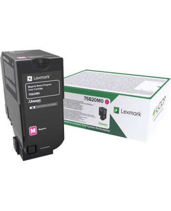 Toner Lexmark 75B20M magenta | zwrotny | 10 000 str | CS/CX 727 / CS728