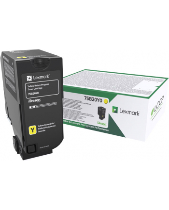 Toner Lexmark 75B20M yellow | zwrotny| 10 000 str | CS/CX 727 / CS728