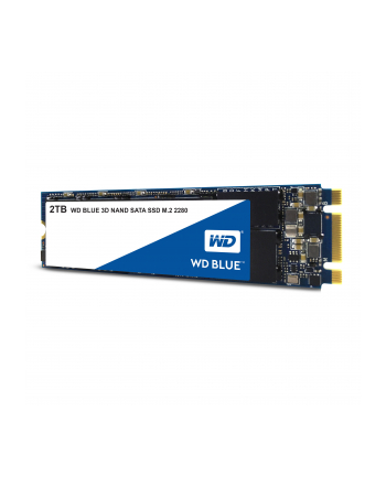 Western Digital Dysk WD Blue SSD M.2 SATA 2TB SATA/600, 560/530 MB/s, 3D NAND