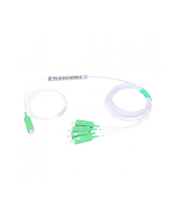 EXTRALINK 1:4 PLC SPLITTER SC/APC 900UM 1M główny