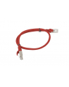 Lanberg Patchcord RJ45 cat. 5e UTP 0.5m czerwony - nr 10