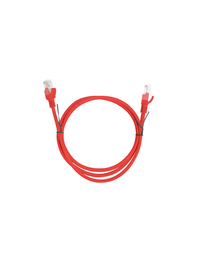 Lanberg Patchcord RJ45 cat. 5e UTP 1m czerwony główny
