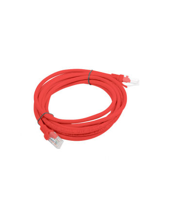 Lanberg Patchcord RJ45 kat. 5e UTP 3m czerwony