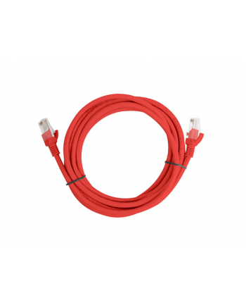 Lanberg Patchcord RJ45 kat. 5e UTP 3m czerwony