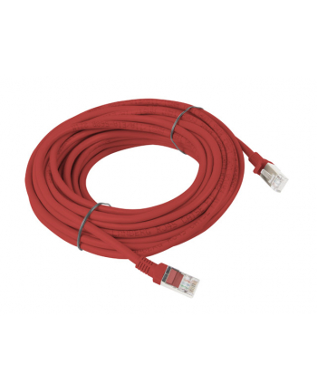 Lanberg Patchcord RJ45 kat. 5e UTP 10m czerwony nr 1
