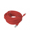 Lanberg Patchcord RJ45 kat. 5e UTP 15m czerwony - nr 10