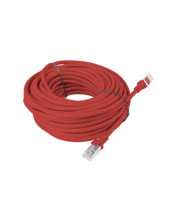 Lanberg Patchcord RJ45 kat. 5e UTP 15m czerwony