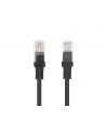 Lanberg Patchcord RJ45 kat. 6 UTP 0.25m czarny - nr 2