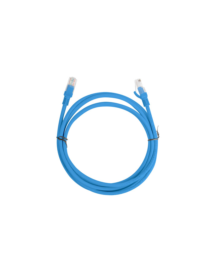 Lanberg Patchcord RJ45 kat. 6 UTP 2m niebieski główny